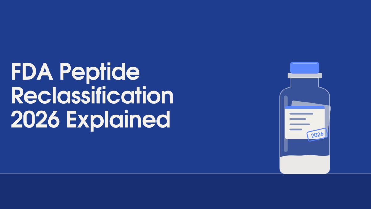 FDA peptide reclassification 2026 affecting BPC-157 TB-500 and AOD-9604 research compounds