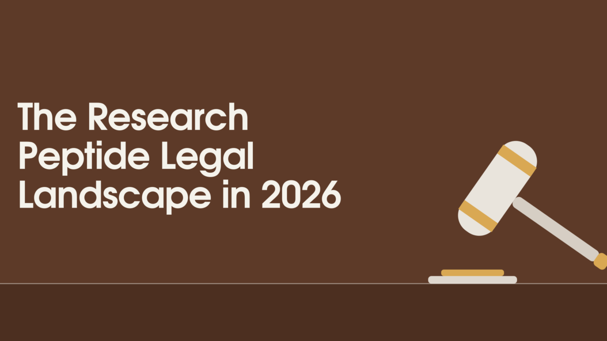 research peptide legal landscape FDA regulation compliance 2026